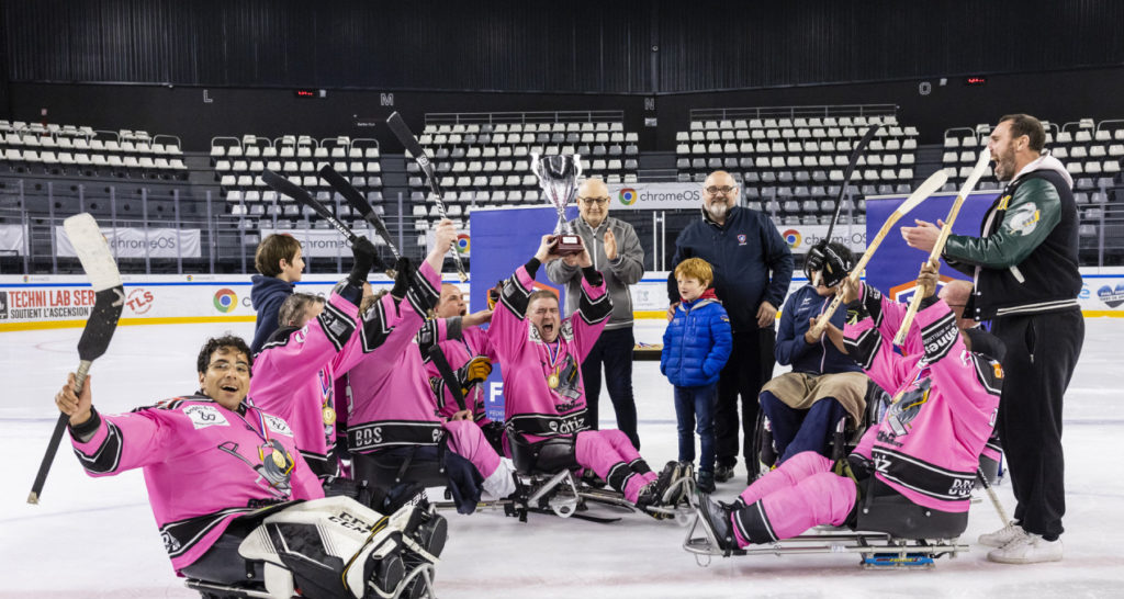 Rennes champions - coupe de France de Para-Hockey