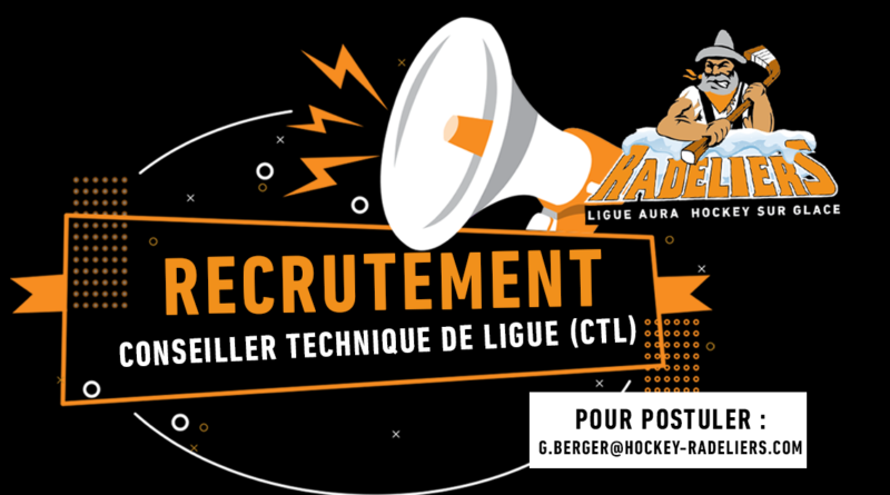 La Ligue Auvergne Rhône Alpes recrute un Conseiller Technique de Ligue (CTL)